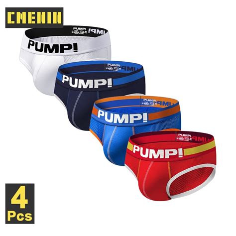 Pump Pcs Hot Cotton Panties Jockstrap Men S Briefs Breathable Slip Man