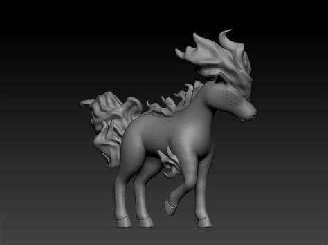 Pokemon Ponyta 3d Model 3d Printable Cgtrader