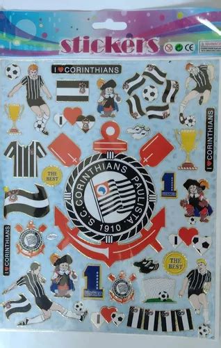 Kit Cartelas A Sticker Adesivo Time Corinthians Mercadolivre