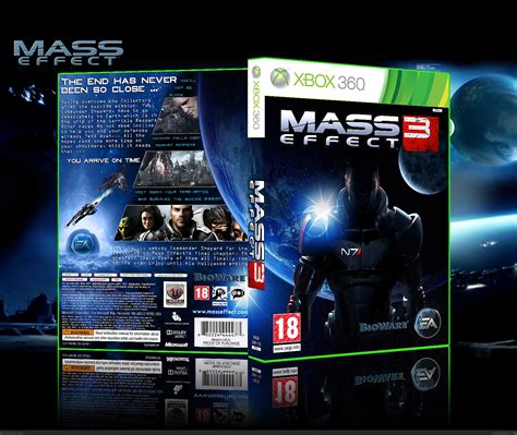 Mass Effect 3 Xbox 360 Box Art Cover By E Volition