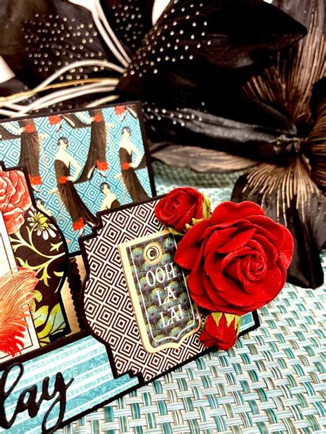 Graphic 45 Couture Stair Step Card Project Idea