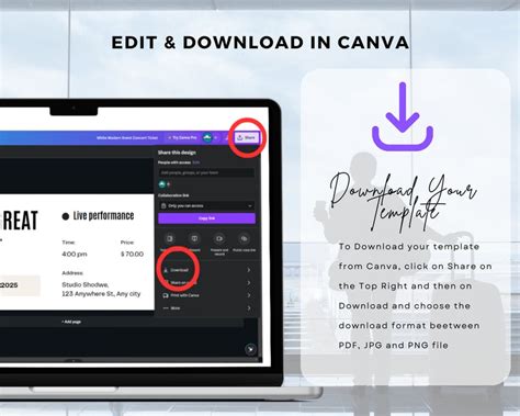 Editable Boarding Pass Template Bundle Printable Airline Etsy