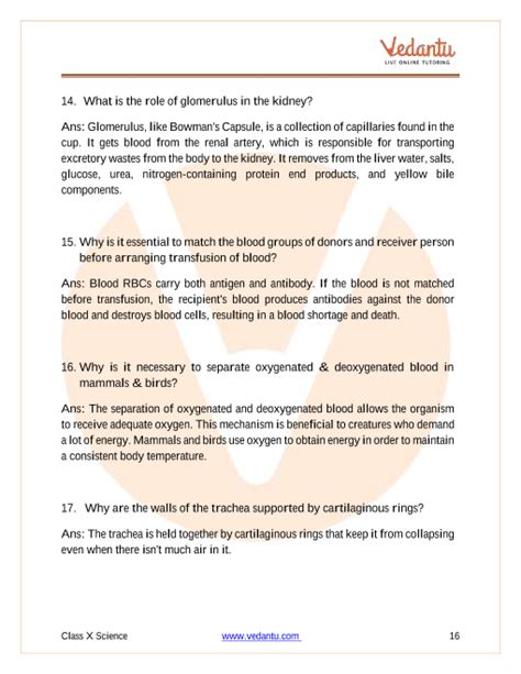 Cbse Class Science Chapter Life Processes Important Questions