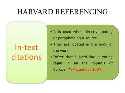 Harvard Style Of Reference Ppt