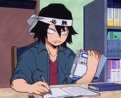 Anime Person Studying