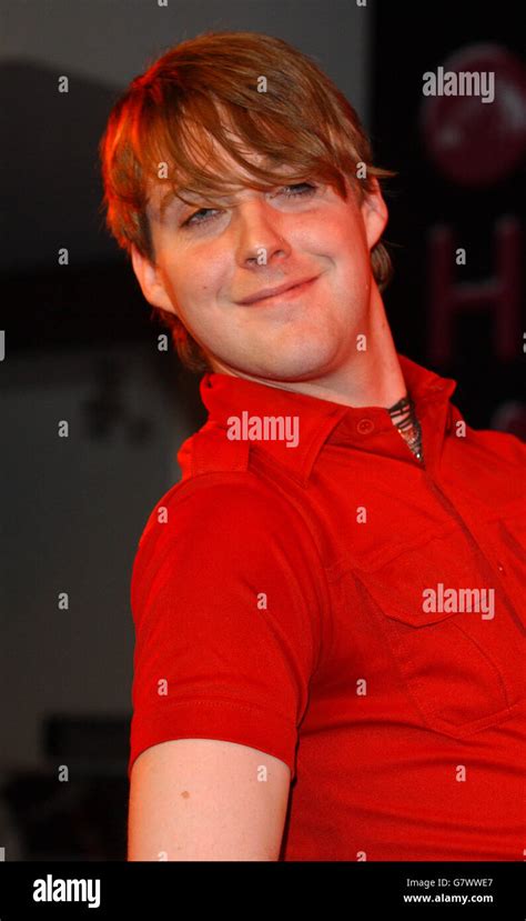 Ricky Wilson Of The Kaiser Chiefs During An In Store Appearance Stock