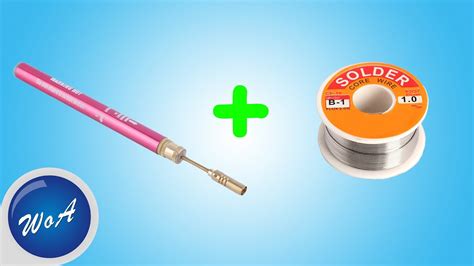 Мини газовая горелка карандаш и флюс из Китая с AliExpress - YouTube