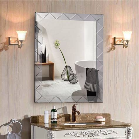 20 Inspirations Rectangle Plastic Beveled Wall Mirrors Mirror Ideas