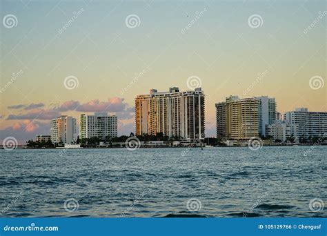 Miami South Beach Water Front Building Editorial Photo Image Of