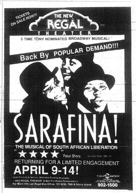 Promotional Ad For The 1991 Return Chicago Production Of The Musical