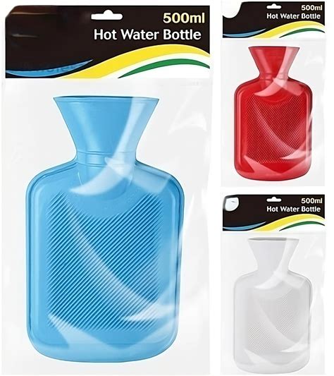 Hot Water Bottle Extra Large Classic Premium Hot Ribbed Surface Rubber