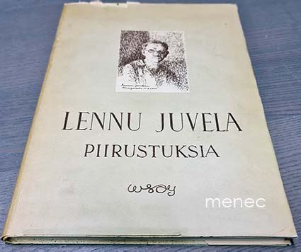 Antikvaarinen Kirjakauppa Menec Juvela Lennu Piirustuksia