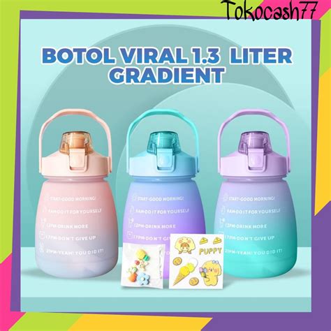 Jual BOTOL VIRAL 13 LITER MOTIVASI GRADASI GEMOY Shopee Indonesia