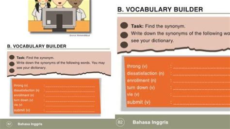 Kunci Jawaban Bahasa Inggris Kelas 12 Halaman 82 Vocabulary Builder