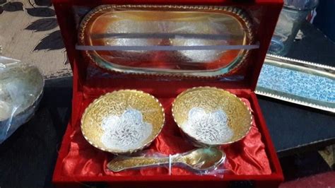 Set Capsule 2 Tone At Rs 135 Set Silver Plated Bowl Set In Surat ID