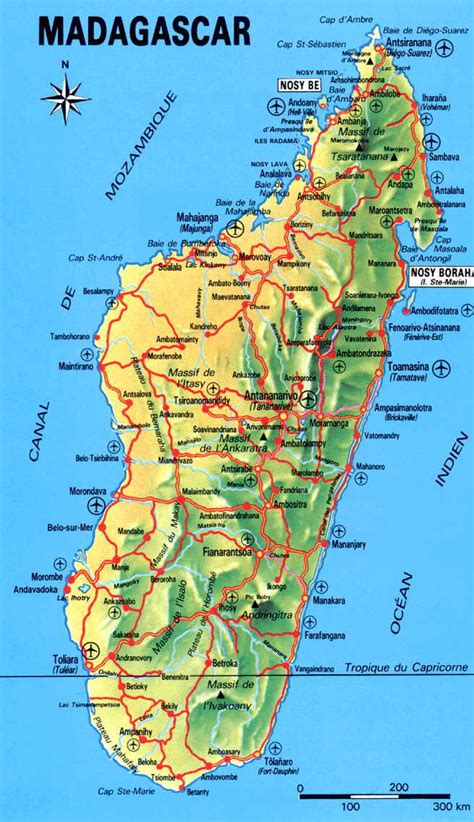 La Carte De Madagascar