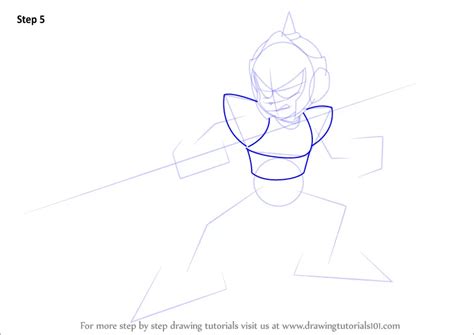 How To Draw Enker From Mega Man Mega Man Step By Step