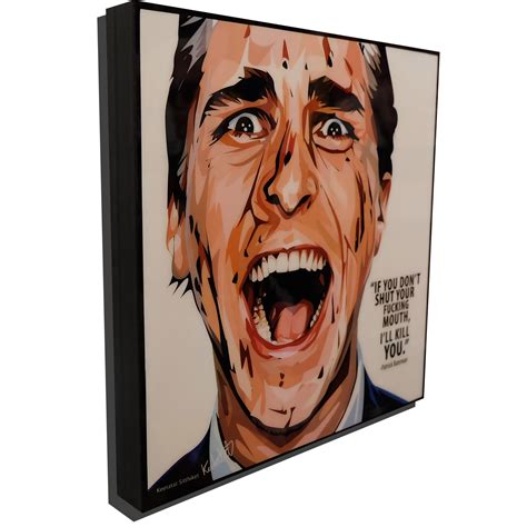 Patrick Bateman American Psycho Pop Art Poster Infamous Inspiration