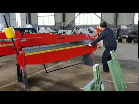 MYT Company Hand Operated Pan Brake Folder Machine Manual Press Brake