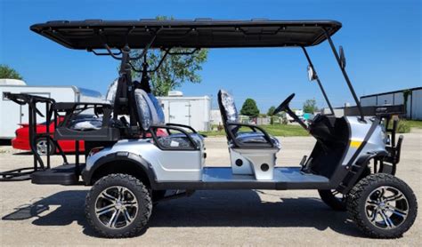 48v Electric Golf Cart 6 Seater Lifted Renegade Edition Utility Golf Utv Compare To Coleman