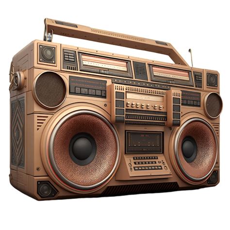 Premium Photo Vintage Boombox Icon 1980s Boom Box Cassette Tape