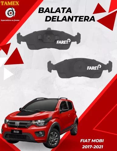 Balata Delantera Fiat Mobi