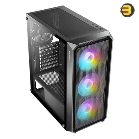 Antec NX292 Mid Tower RGB Gaming Casing 4Fans 3x 120M ARGB F 1x 120M