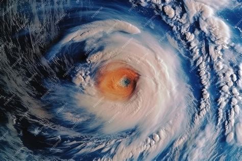 Premium Ai Image Satellite View Of The Eye Of The Storm Tropical