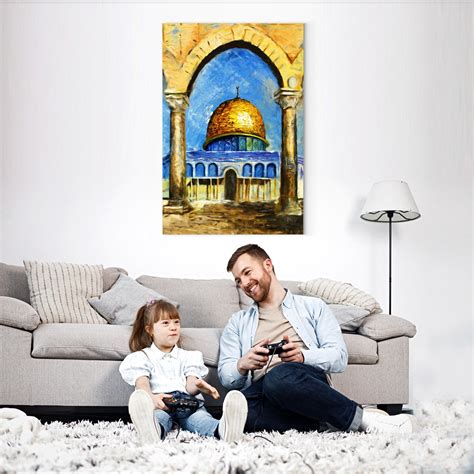 Masjid Al Aqsa Wall Art Palestine Palestine Art Dome Of The Etsy