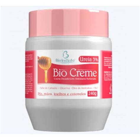 Bio Creme Hidratante Perfumado Para P S M Os E Cotovelos G Pote Bio