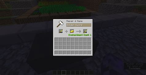 Til That You Can Repair Tools Armor By Adding The Material Used To Make Them In An Anvil Minecraft