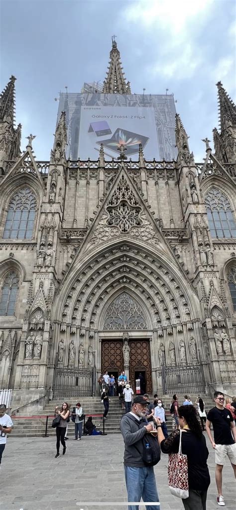 Samsung The Catholic Church Sponsor In La Sagrada Familia Barcelona