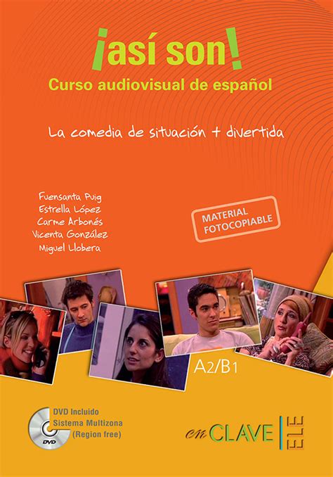 As Son Curso Audiovisual De Espa Ol Gu A De Estudio Dvd Enclave Ele