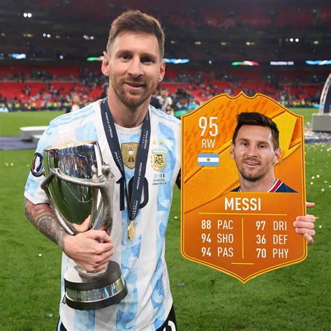Fifa 22 Messi Motm 95 Ovr Man Of The Match Card Of Finalissima