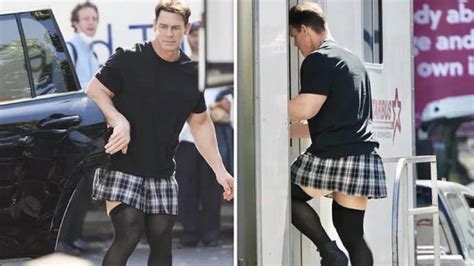 Viral Film Set Photos Of John Cena Rocking Skirt And Heels Inquirer