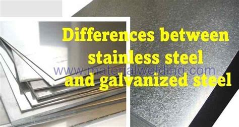 Differences Between Stainless Steel And Galvanized Steel