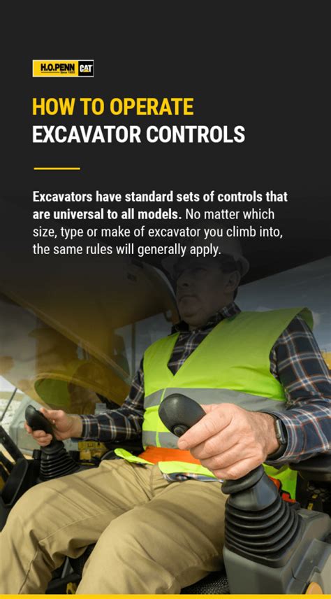 How To Operate A Cat Excavator H O Penn