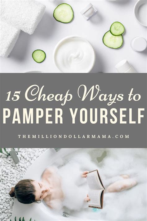 Cheap Ways To Pamper Yourself Pamper Days Pamper Pampering Mom