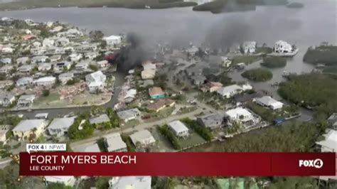 Chopper Footage Reveals Swath Of Damage From Hurricane Ian