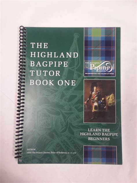 The Highland Bagpipe Tutor 1 Book Edinburgh Castle Scottish Imports