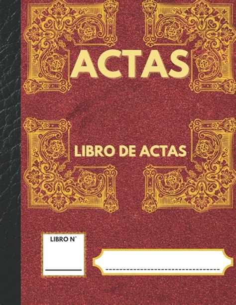 Ejemplo De Libro De Actas Ejemplos Libro De Actas