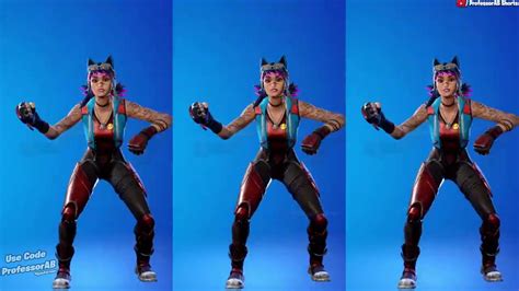 Fortnite Stuck Tiktok Emote With Renegade Lynx Skin Thicc 🍑😘😜😍🔥 ͡° ͜ʖ