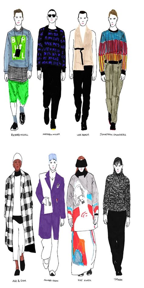 Men S Fashions From The Fall Winter 2011 Runways In Different Colors