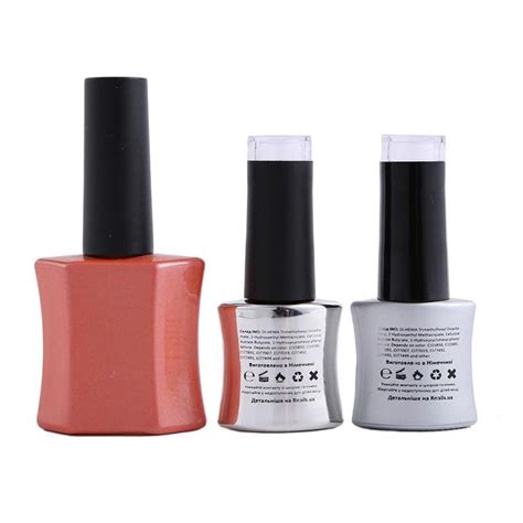 Klare Leere Glasnagellack Flaschen 12ml Leeren Quadratische Nagellack