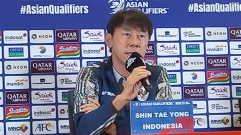 Timnas Indonesia Berhasil Tahan Imbang Australia Shin Tae Yong Saya