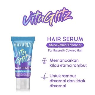 Jual Makarizo Vitaglitz Hair Serum Strength Booster Shine Reflect