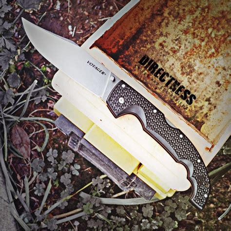 Cold Steel XL Voyager Clip Point AUS10A Blade Folding Knife Review