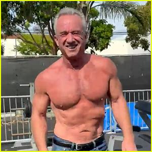 Presidential Candidate Robert F Kennedy Jr Goes Shirtless In Workout