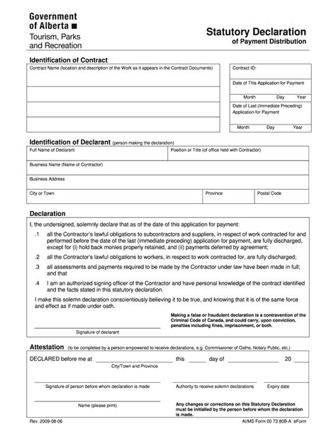 Statutory Declaration Form Ontario Fill Out And Sign Online Dochub