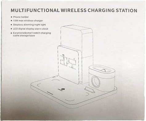 Newest Uv Coating Colsur Wireless Charging Station In Charging